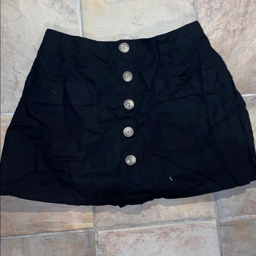 City Chic Linen Skort - Picture 2 of 7